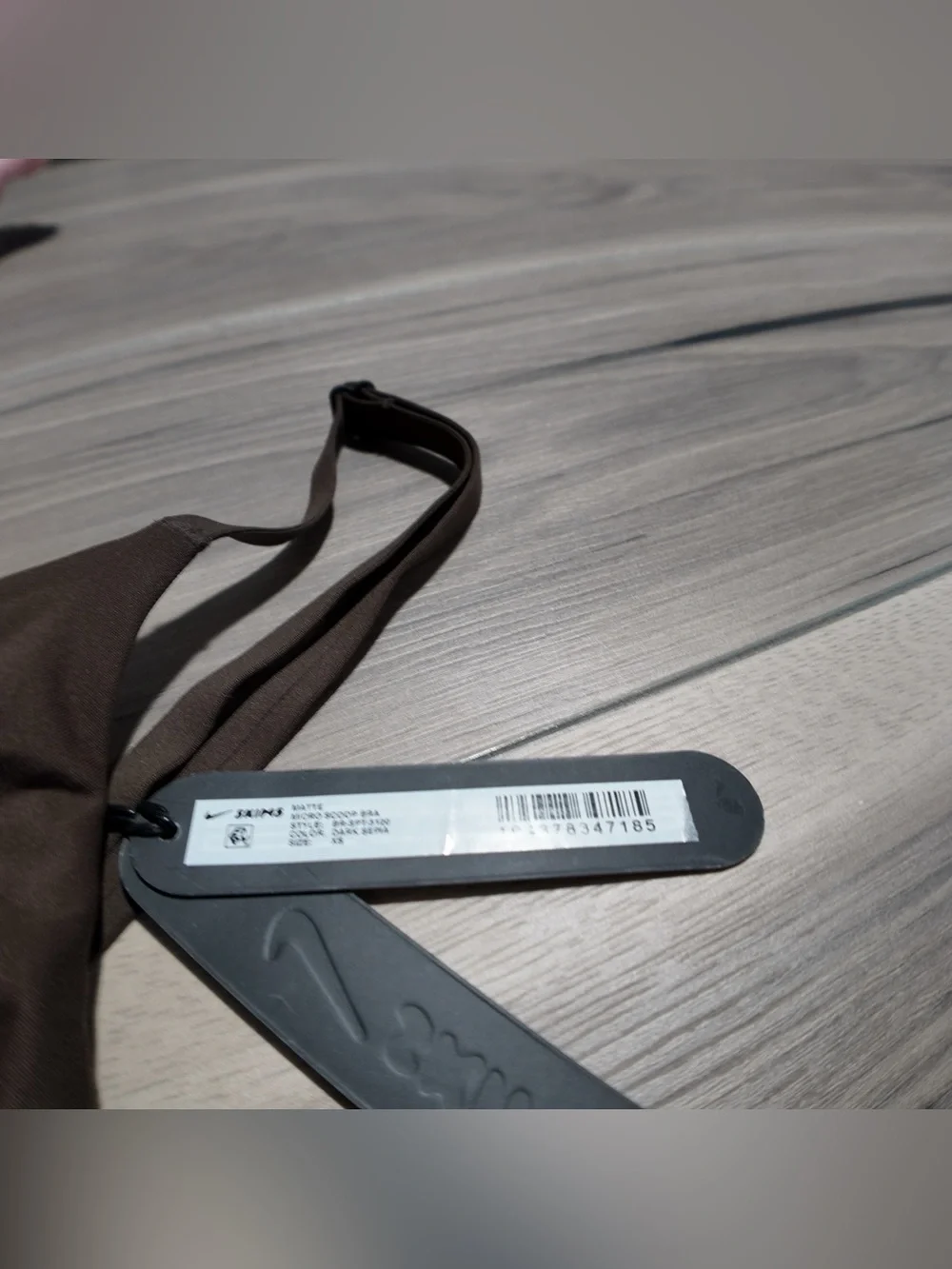 SKIMS Brown Scoop Back Sports Bra